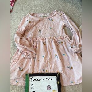 Tucker + Tate Starry Pink Dress 2t